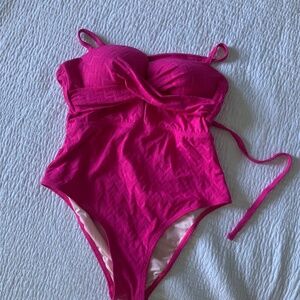 Vibrant pink one piece from Cupshe NWT